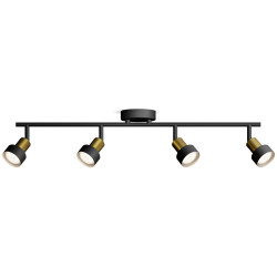Philips 8720169299931 Conduit Ceiling Floodlight GU10 Black/Gold