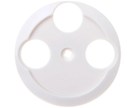 1930 Element centralny do gniazda antenowego 3-wyjściowego biały 106420