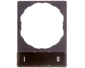 Szyld opisowy 30x40mm z etykietą 8x27mm O-I ZBY2178