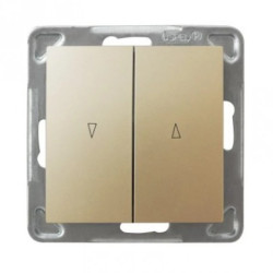 IMPRESJA Łącznik żaluzjowy /z blokadą mechaniczną/ złoty metalik ŁP-7YB/m/28