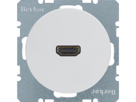 BERKER R.1/R.3 Gniazdo HDMI biały 3315422089 HAGER