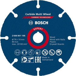 Cutting Disc Tarcza tnąca 76mm Bosch 1mm Węglikowe