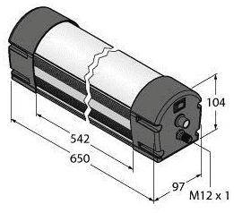 Oświetlenie LED Turck WLB92X550PBQ biały 3130 lm (D x S) 671 mm x 97 mm 1 szt.