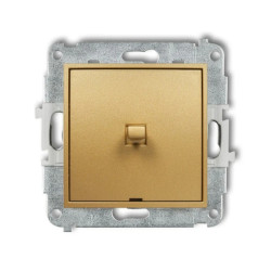 MINI Mechanizm łącznika schodowego w stylu amerykańskim (jeden klawisz bez piktogramu) złoty 29MWPUS-3.1