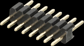 10120624 Pin header 1,27mm 1x8 straight