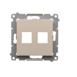 SIMON54 krem DKP2.01/41 Pokrywa gn. 2xRJ