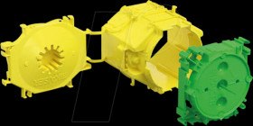 1265-01 B¹ device connection box, 2 piece, installation opening Ø 6