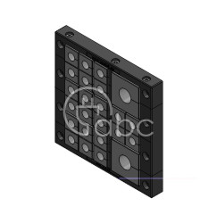 Rama przepustowa KEL 24-2 MT, na 22 moduły KT małe i 2 moduły KT duże,...