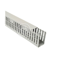 Korytko kablowe grubogrzebieniowe T1-F, 60x100x2000 mm, szare, B00162