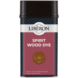 Liberon 126792 Spirit Wood Dye Teak 1 litre
