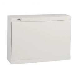 Rozdzielnica modułowa multimedialna w rozmiarze 36P tworzywo natynkowa IP30 IK07 II kl. drzwi białe KDB-S36PM biały 24186