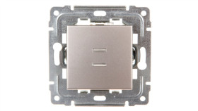 Dante Przycisk Światło / Dzwonek Podświetlany Inox 464110