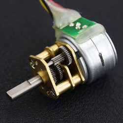 Micro Metal Geared Stepper Motor (12V 0.6kg.cm)