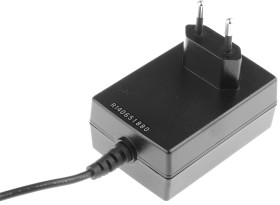 Adapter AC/DC Uwy 9V dc Iwy 2A Złącze 2,1 x 5,5 x 11 mm, biegun dodatni w środku 18W typ wtyczki: Typ C