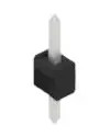 Pin header, 1 pole, pitch 2.54 mm, straight, black, 10047894
