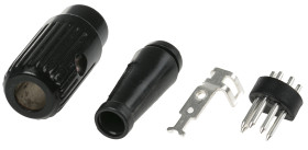 Wtyk Din 5 -pinowe Męski Montaż na kablu 34 V AC/DC