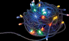 MXL-812024VMC LED fairy lights, 8 m, 120 LEDs, multicoloured, 230 V