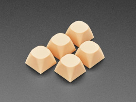 Adafruit Orange Cream MA Keycaps for MX Compatible Switches - 5 pack