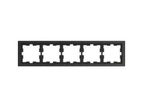 MERTEN D-Life Ramka 5 pięciokrotna łupek polerowany MTN4050-6547 SCHNEIDER ELECTRIC