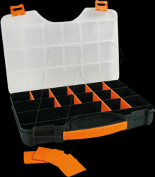 OMR13 Assorted box, 326 x 48 x 257 mm, 18+2 compartments