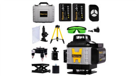 Poziomica Laserowa Besten Be0002848 4D 16 Linii Zielony Laser 532 Nm Statyw...