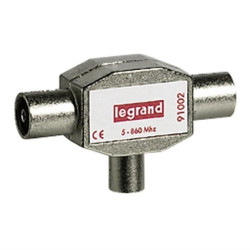 Rozdzielacz sygnału TV Splitter 1x IEC męski / 2x IEC żeński 091002