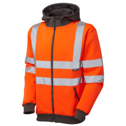 SAUNTON ISO 20471 Cl 3 Full Zip Hooded S