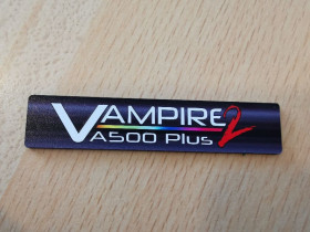 Amiga 500 label Vampire Edition