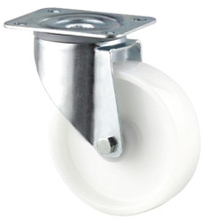 Koło samonastawne średnica kabla 160mm Płyta Tente 350kg wysokość całkowita 200mm