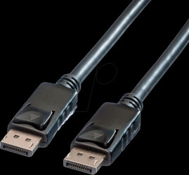 04.11.05 DisplayPort 1.2 cable, 4K, 60 Hz, 5.0 m