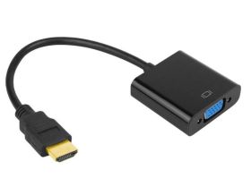Przejście wtyk HDMI- gniazdo VGA (HDMI - VGA)