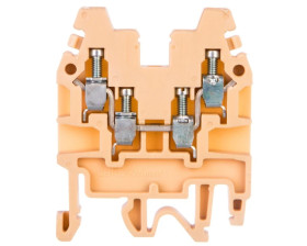 Złączka szynowa 2-torowa 2,5mm2 beżowa CBR.2 I-CR1100000000000