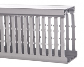 tehalit Kanał grzebieniowy BA7A 60x100mm PVC szary BA7A100060 /2m/