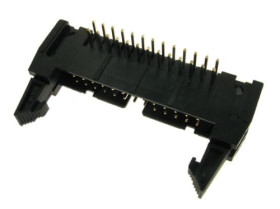 BHL 34RA wtyk dwurzędowy kątowy zatrzaskowy lutowany do druku