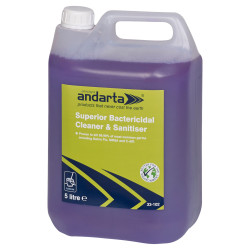 Andarta 33-992 San-Xtreme Bactericidal and Virucidal Cleaner Concentrate 5L