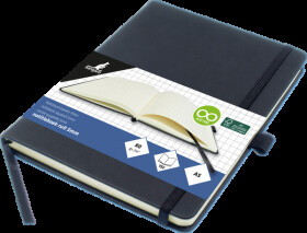 K-552641 Notebook, with 5 mm squares (A5), 96 sheets, black
