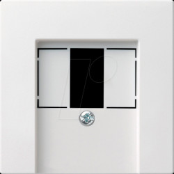 027627 Abdeckung für TAE und USB Reinweiß seidenmatt
