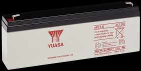 NP2.3-12 YUASA AGM battery, 2.3 Ah, 12 V, VdS