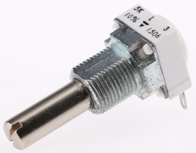 Potencjometr 5kΩ typ Obrotowy Vishay średnica wału 6 mm 1W długość wału 25mm Montaż panelowy