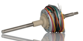 Siłownik liniowy elektryczny długość skoku 61mm obciążenie 100N RS PRO Napięcie wejściowe 12V dc Mikrosiłownik liniowy