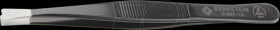 5-867-13 SMD tweezers, flat, angular, 120 mm, ESD