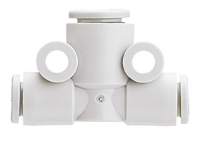 Złączka pneumatyczna Wciskane 8 mm Wciskane 8 mm SMC Adapter teowy do rur