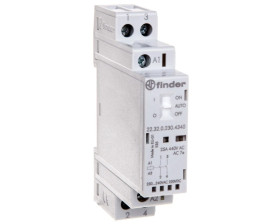 Stycznik modułowy 2Z 25A 230V AC/DC funkcja Auto-On-Off, wskaźnik zadziałaniua + LED 17,5mm 22.32.0.230.4340