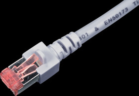 1.5 m Cat.6 PiMF patch cable, grey