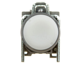 Przycisk sterowniczy 22mm biały 1Z 1R z samopowrotem z podświetleniem XB4BW3165