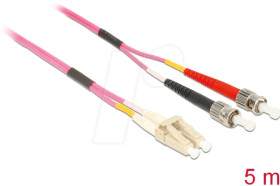 84867 Cable LWL LC/ST OM4 50/125µ 5m