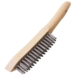 Draper Expert 31563 Heavy Duty 4 Row Wire Scratch Brush (310mm)