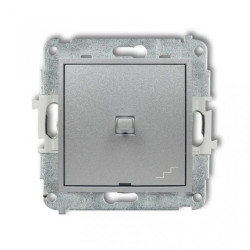 ICON Mechanizm łącznika schodowego w stylu amerykańskim srebrny metalik 7IWPUS-3