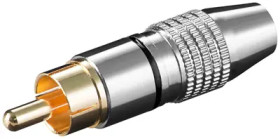 RCA plug, Cinchstecker, löten, Kabelmontage, 11905