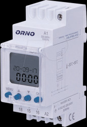 OR-PRE-433 Digital timer for DIN rail
